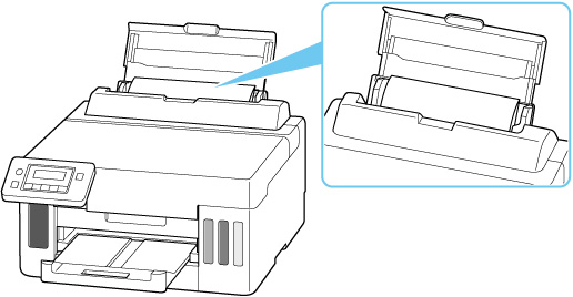 Canon Inkjet 설명서 Gx5000 Series 프린터에서 용지가 선택 또는 공급되지 않는 경우용지 없음 오류가 발생하는 경우 7810